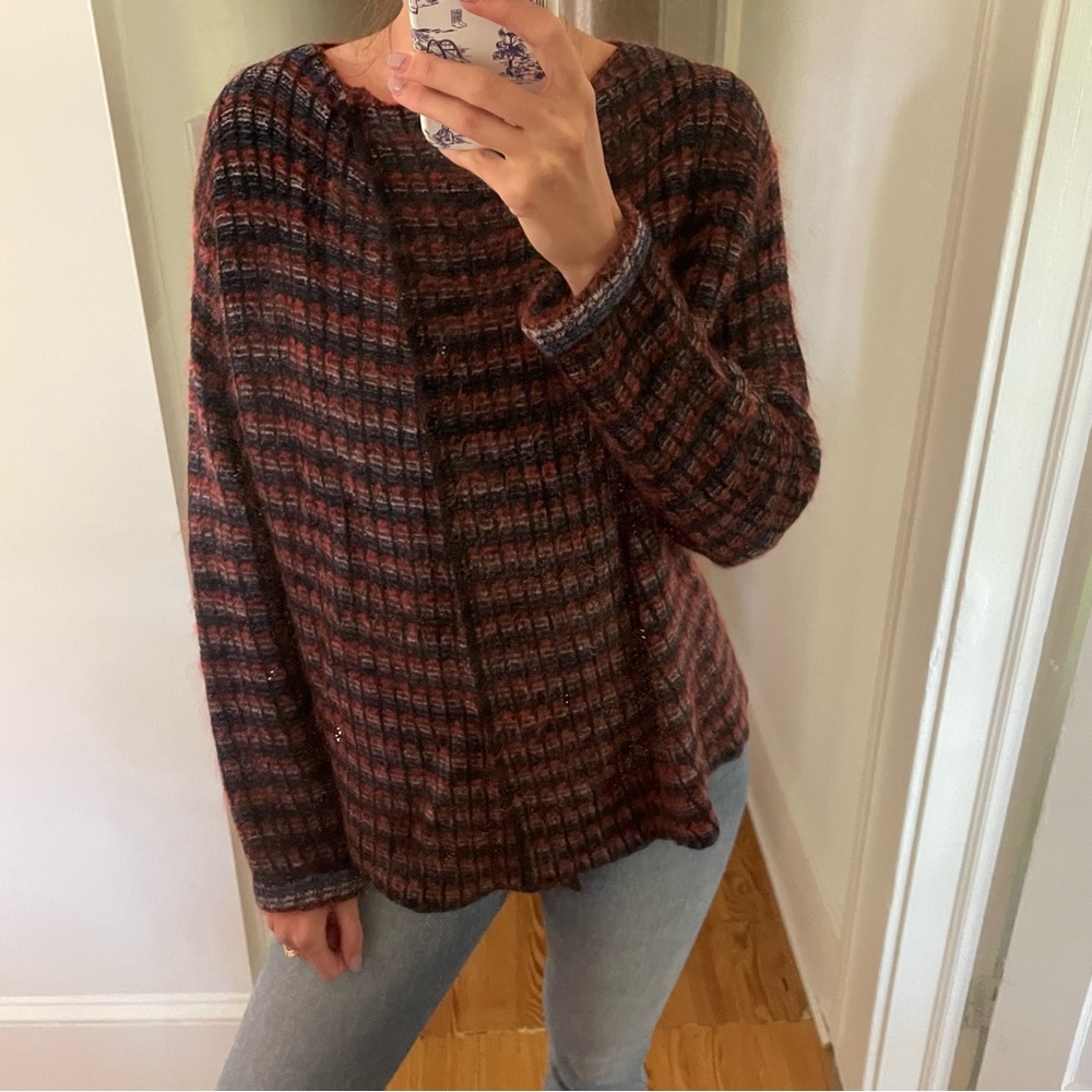 Enigma Mohair Sweater Cross Front